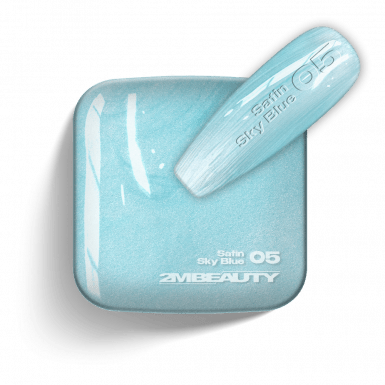 Gel Lack - Satin - 05 Sky Blue - HEMA Mentes