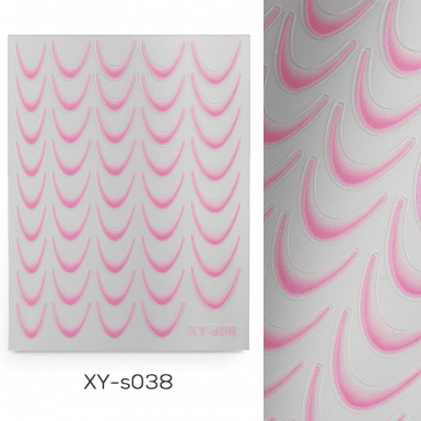 Köröm Matrica XY-S038 (Pink)
