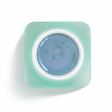 Liquid Polygel No Filing - Satin - 12 Shell Blue - HEMA Mentes Reszelésmentes Építőzselé