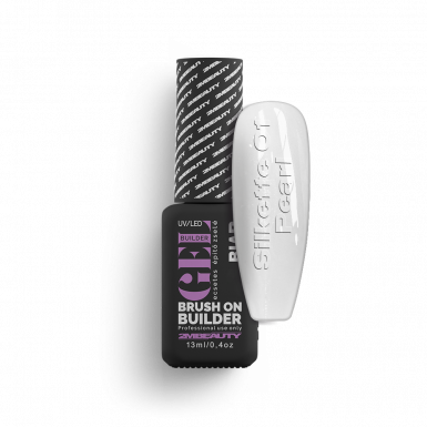 Liquid Polygel BIAB - Silkette - 01 Pearl - HEMA Mentes Ecsetes Építőzselé