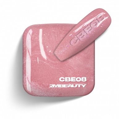 Gel Lack - Colored Base Elastic Shimmer CBE08 - HEMA Mentes