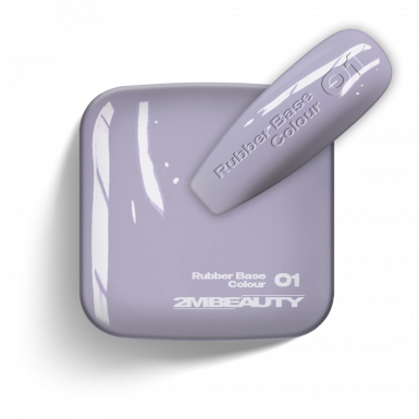 Gel Lack - Rubber Base Colour 01 - HEMA Mentes