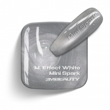 Gel Lack - Magnet Effect White - Mini Spark - HEMA Mentes