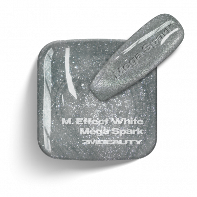 Gel Lack - Magnet Effect White - Mega Spark - HEMA Mentes