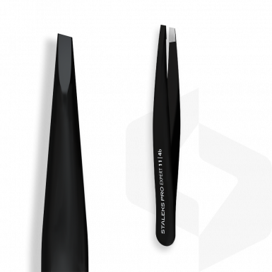 Staleks - Szemöldökcsipesz Expert - TE-11-4b - Black