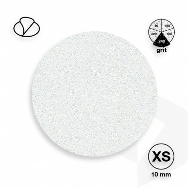 Staleks - Pododisc Csiszolópapír Pro XS - 240 grit - 50 db - PDF-10-240w - Fehér