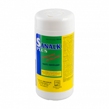 Sanalk Plus felület- és eszközfertőtlenítő törlőkendő