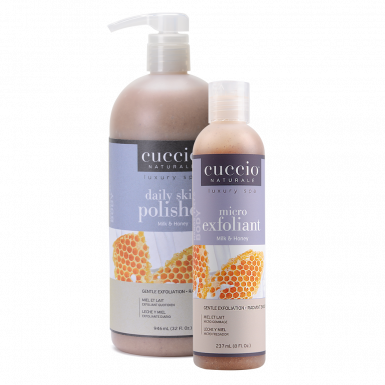 Cuccio Mikroszemcsés Bőrradír Tejjel és Mézzel - Micro Exfoliant Daily Skin Polisher Milk & Honey