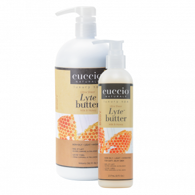 Cuccio Ultrakönnyű Testvaj Tejjel és Mézzel - Lyte Butter Ultra Sheer Milk & Honey