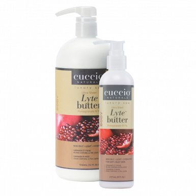 Cuccio Ultrakönnyű Testvaj Gránátalmával és Fügével - Lyte Butter Ultra Sheer Pomegranate & Fig