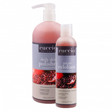 Cuccio Mikroszemcsés Bőrradír Gránátalmával és Fügével - Micro Exfoliant Daily Skin Polisher Pomegranate & Fig