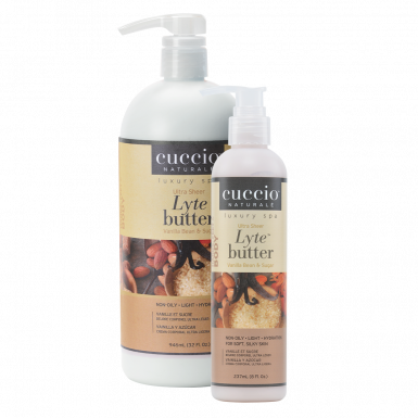 Cuccio Ultrakönnyű Testvaj Vaníliával és Cukorral - Lyte Butter Ultra Sheer Vanilla Bean & Sugar