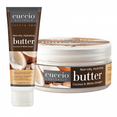 Cuccio Testvaj Kókusszal és Fehér Gyömbérrel - Non-Oily, Hydrating Butter Blends Coconut & White Ginger