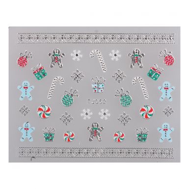 Matrica Christmas TJ052 Silver