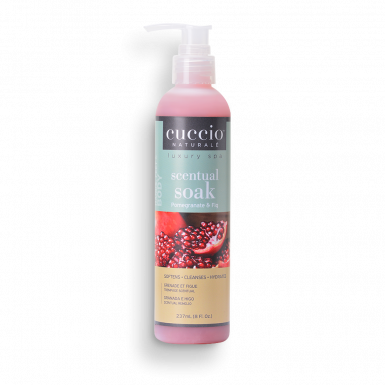 Cuccio 3in1 Tusfürdő Gránátalmával és Fügével - Scentual Soak Pomegranate & Fig