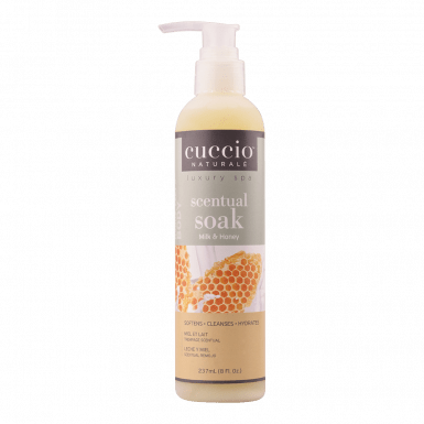 Cuccio 3in1 Tusfürdő Tejjel és Mézzel - Scentual Soak Milk & Honey