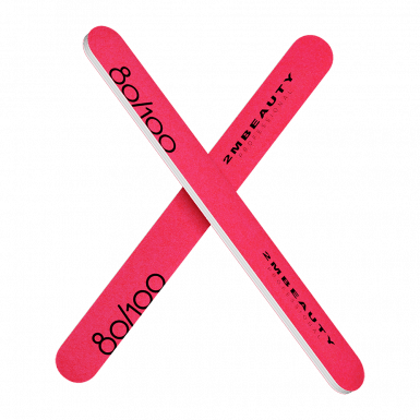 Egyenes Körömreszelő - Neon Pink #80/100