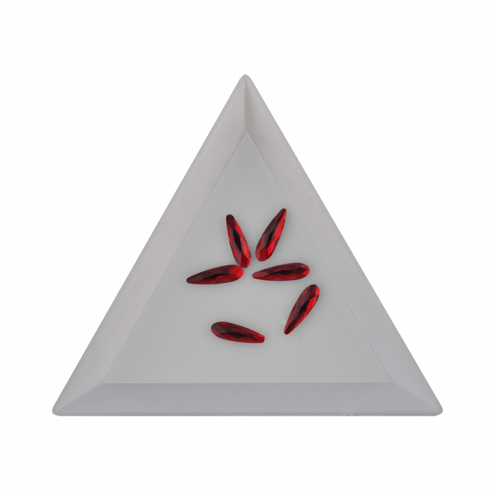 Csiszolt formakő csepp 10 red