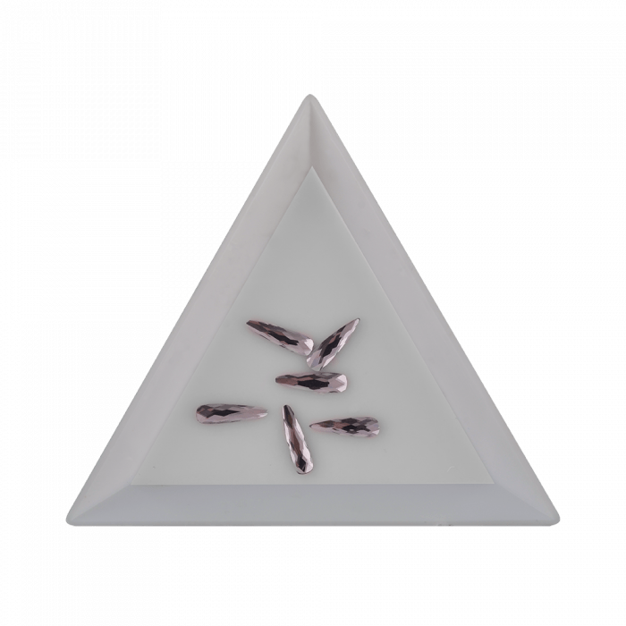 Csiszolt formakő csepp 12 more light purple