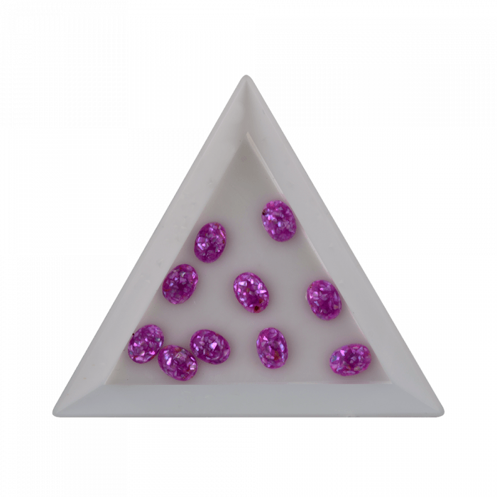 Formakő kagyló ovál purple