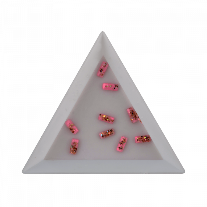 Formakő kagyló téglalap pink
