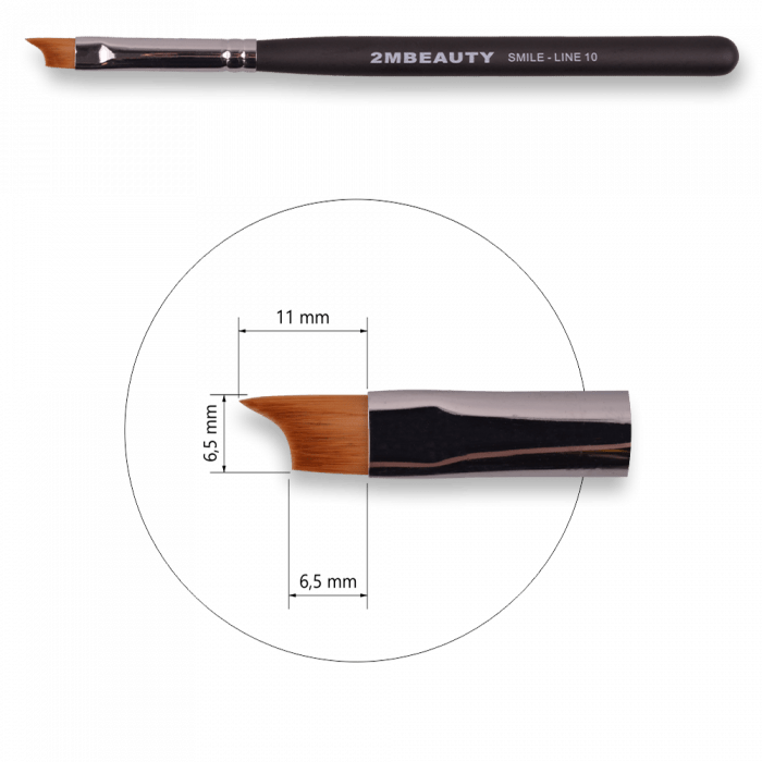 Zselé ecset Smile - Line 10 - Black Beauty