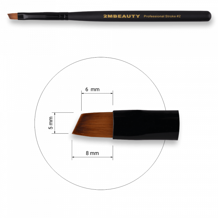 Zselé ecset Stroke #2 - Black Beauty