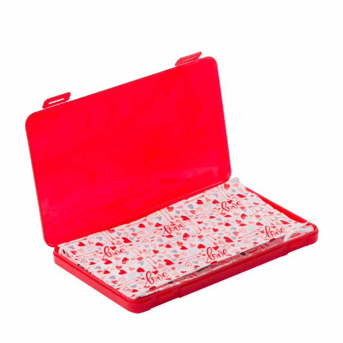 Maszk tároló - red