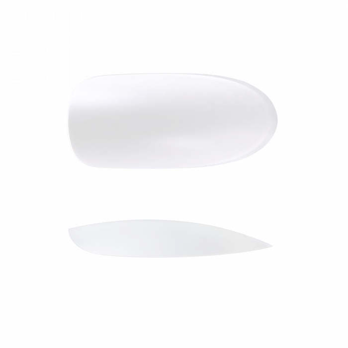 Nail Art Tip Oval Natural - 120 db Tip