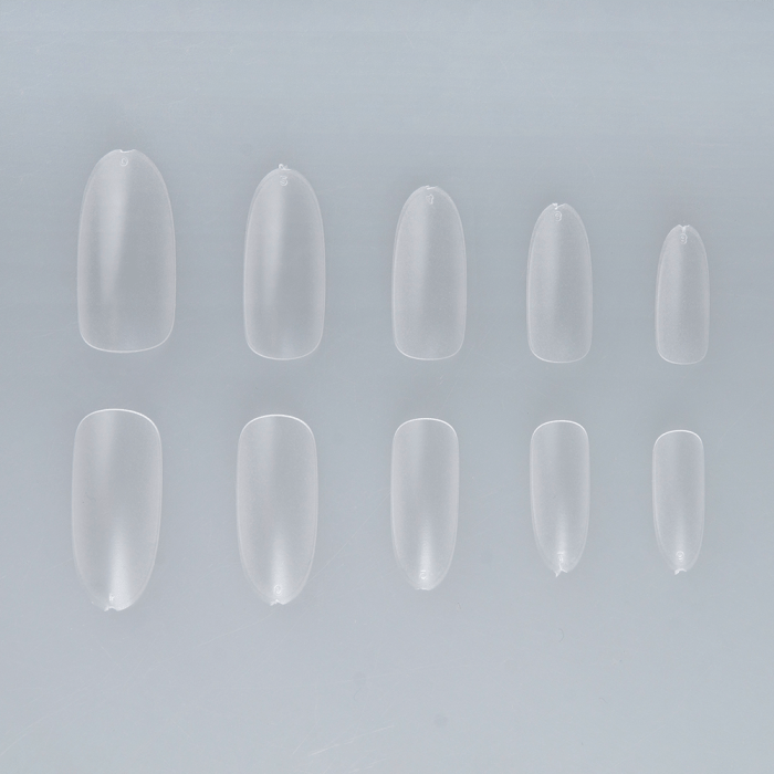 Nail Art Tip Oval Clear - 120 db Tip