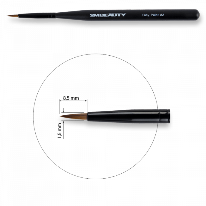 Díszítő Ecset Easy Paint 2 - Black Beauty
