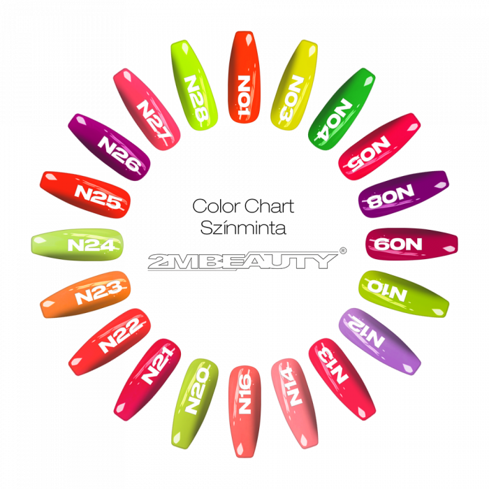Gel Lack - Neon N027 - HEMA Mentes