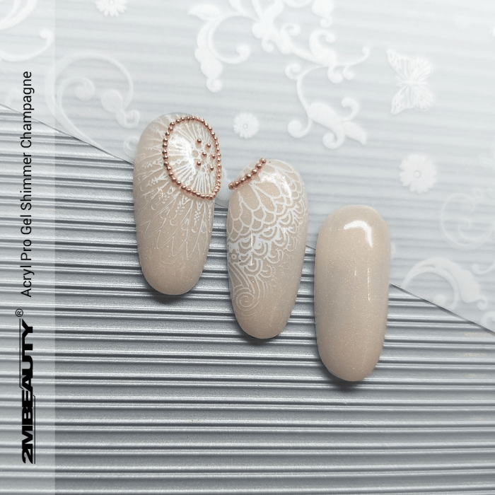 Acryl Pro Gel Shimmer Champagne