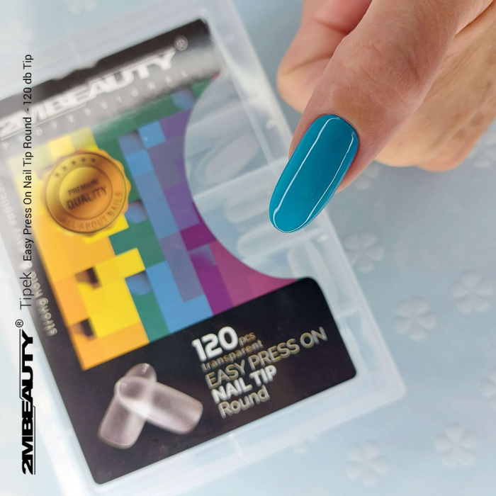 Easy Press On Nail Tip Round - 120 Db Tip