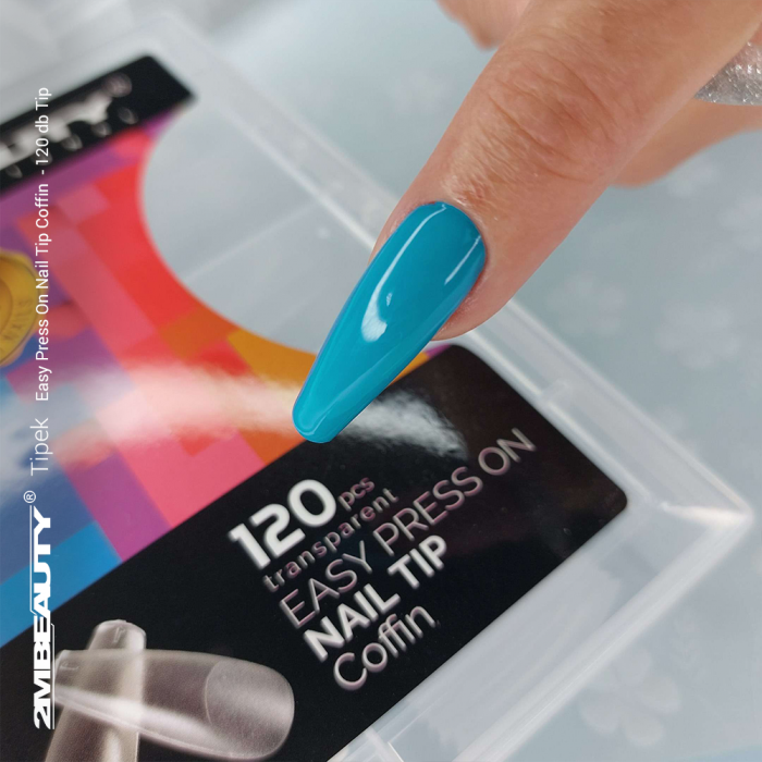 Easy Press On Nail Tip Coffin - 120 db Tip