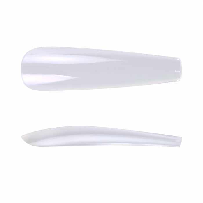 Easy Press On Nail Tip Long Coffin - 120 db Tip