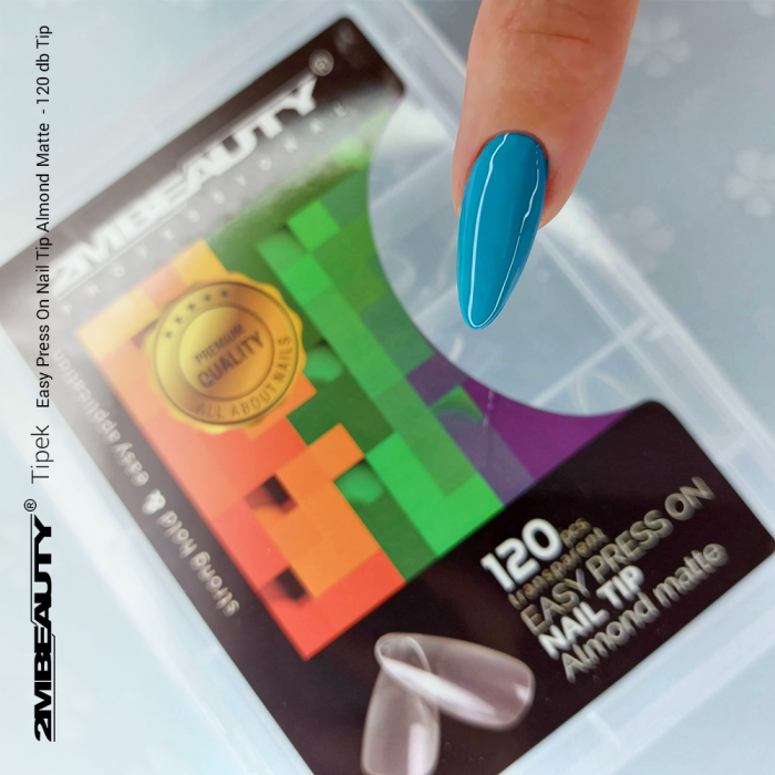 Easy Press On Nail Tip Almond Matte - 120 db Tip