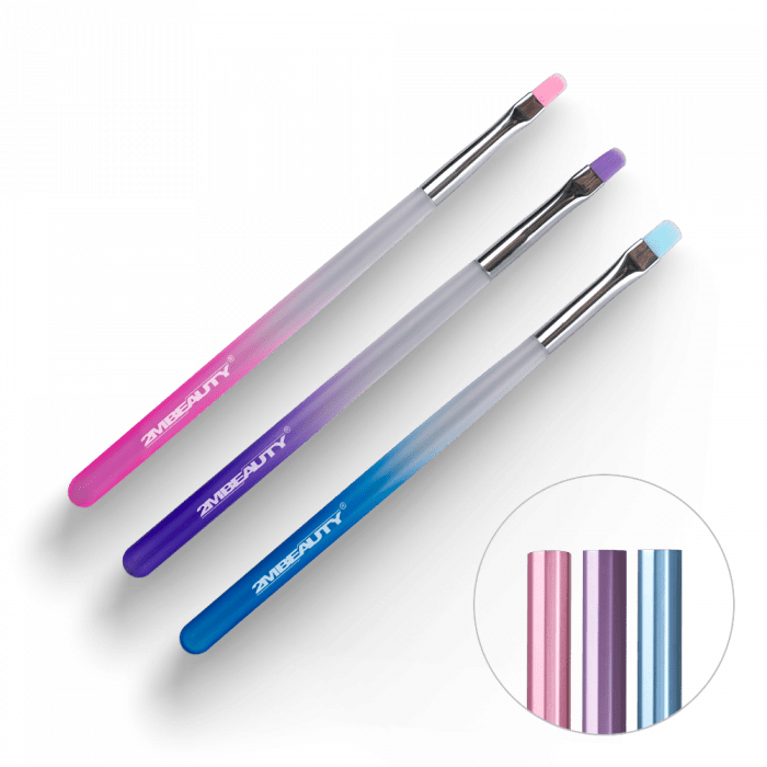 Oval Zselé Ecset Szett - 3 db-os