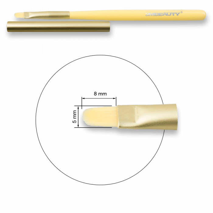 Zselé Ecset Gel #6 Oval - Színes Kupakkal