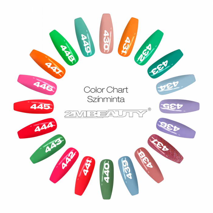 Gel Lack - HEMA Mentes 443 - Neon