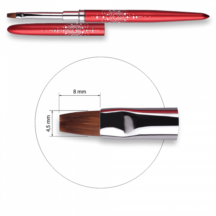 Zselé ecset Gel #4 Long