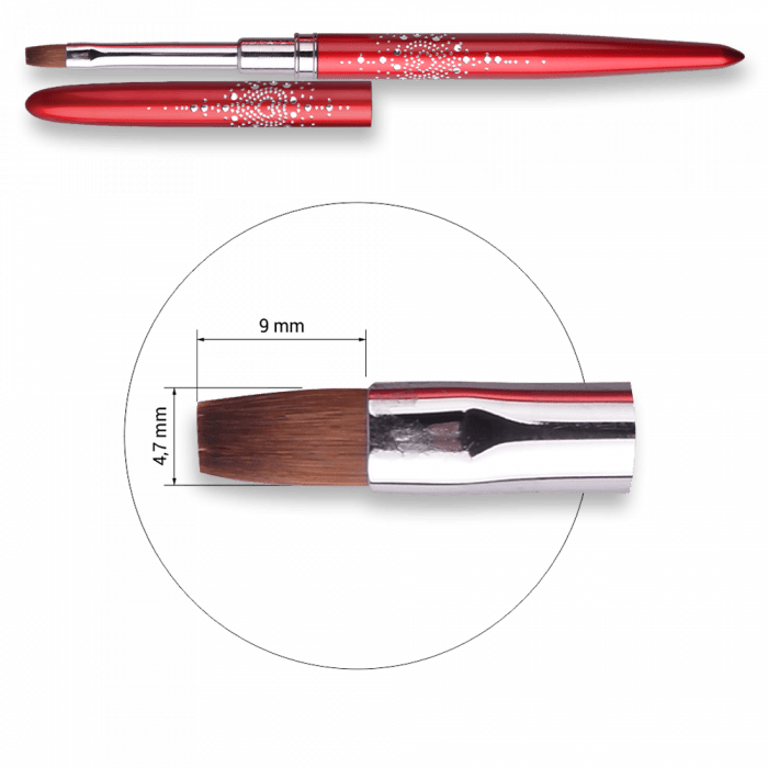 Zselé ecset Gel #6 Long