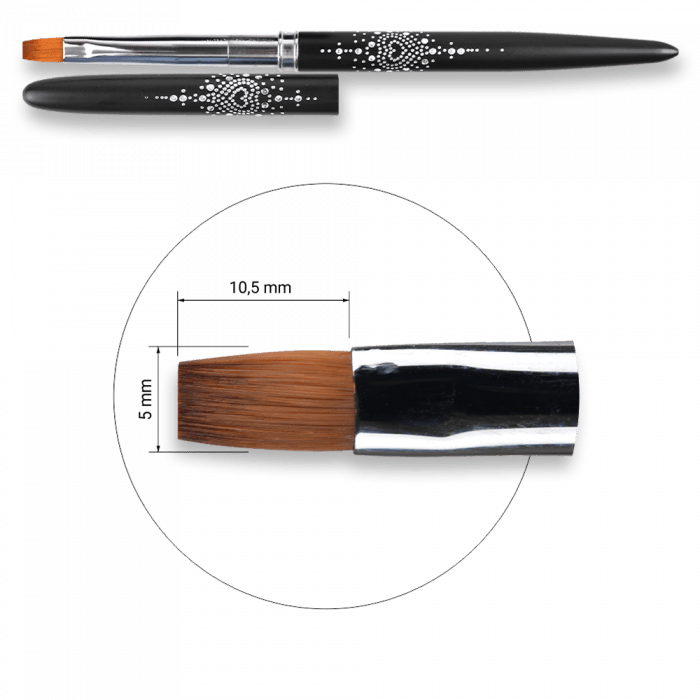 Zselé ecset Gel #8 Long