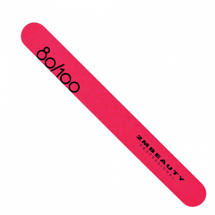 Egyenes Körömreszelő - Neon Pink #80/100