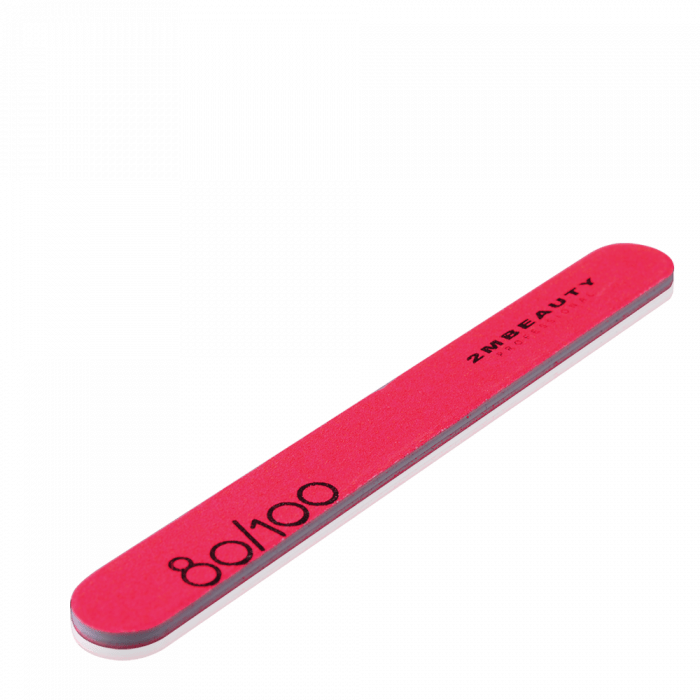 Egyenes Körömreszelő - Neon Pink #80/100