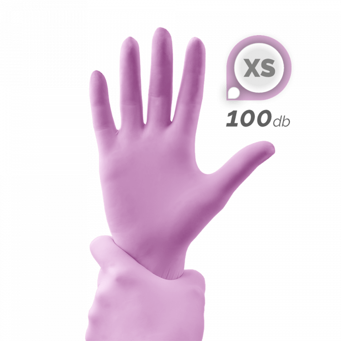 Gumikesztyű - Pink:
Közepes vastagságú, tartós, púdermentes nitril gumikesztyű.
Több színb...
