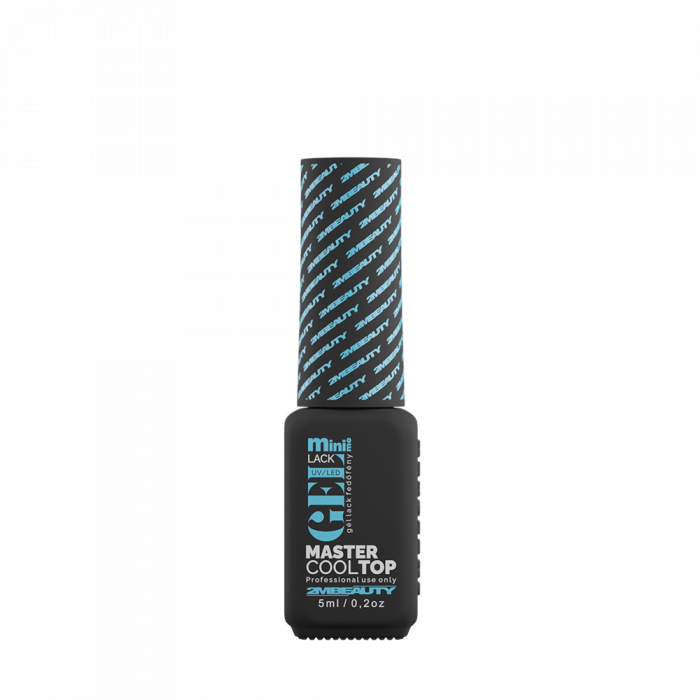 Gel Lack Fedő - Master Cool Top Black:
Magas fényű, vizes hatású, rugalmas szuperfény.
 
V�...