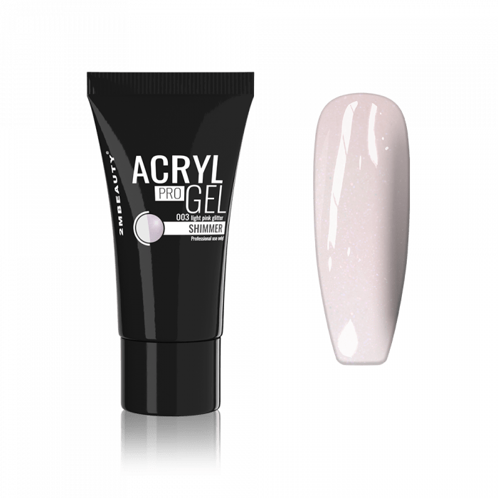 Acryl Pro Gel Shimmer 003 Light Pink Glitter:
 
Shimmer Light Pink acrylgel-ünk segítségével ...
