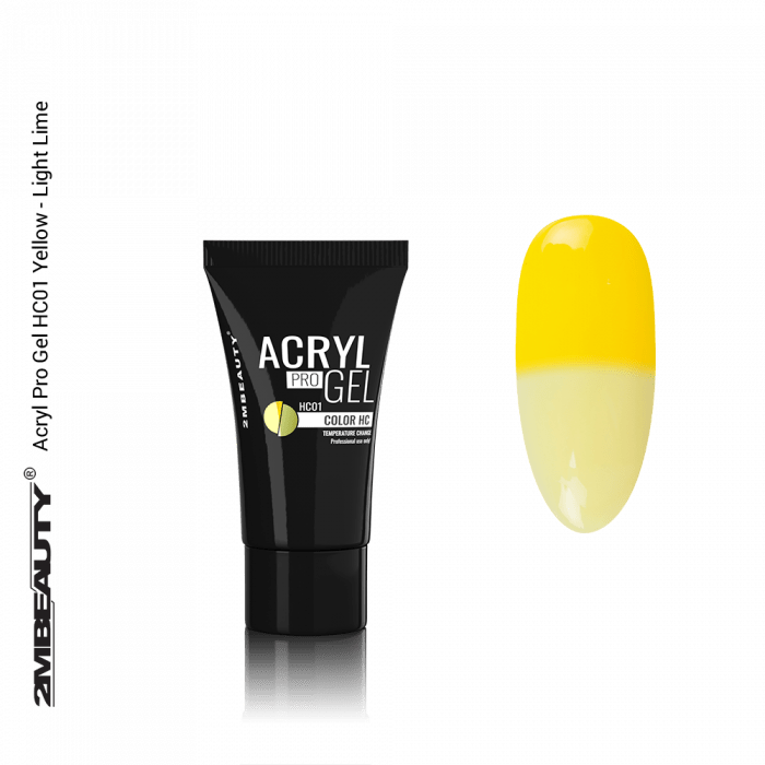 Acryl Pro Gel HC01 Yellow - Light Lime:
 
Hőmérséklet emelkedésére vagy csökkenésére szí...