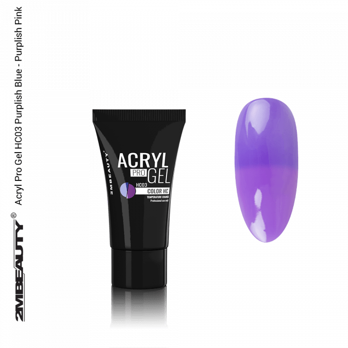 Acryl Pro Gel HC03 Purplish Blue - Purplish Pink:
 
Hőmérséklet emelkedésére vagy csökkené...